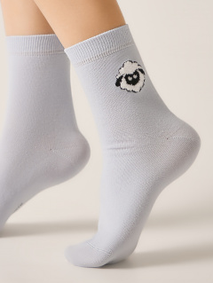 Носки CONTE CLASSIC бледно-фиолетовый 24С-151СП - фото 2