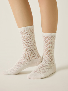 Носки CONTE CLASSIC молочный 25С-35СП - фото 5