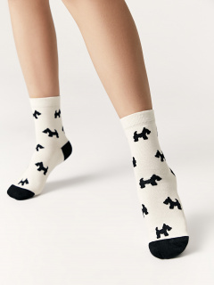 Носки CONTE CLASSIC молочный 7С-22СП - фото 4