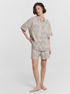 Шорты Mark Formelle 522250/24-34814ПП-9 полоски_на_молочном_009.2_Эйсид_3_сл_на_дет_пер_Д - фото 3