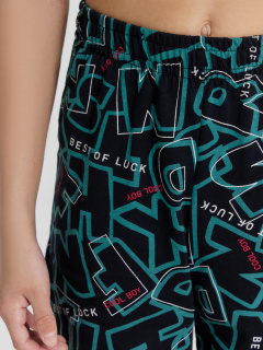 Футболка, шорты Mark Formelle 563327/24-30791ПП-0 малахит_буквы_на_черном_3_сл_на_пол_Д - фото 5