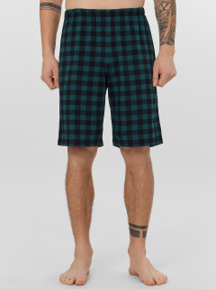 Футболка, шорты Mark Formelle 591044/25-5076ПП-0 т.изумрудный_черная_клетка_на_зеленом_3_сл_на_пол - фото 5