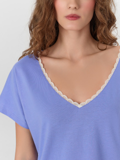 Футболка, шорты Mark Formelle 592544/25-35486ПП-14 аметист_цветы_на_аметистовом - фото 3