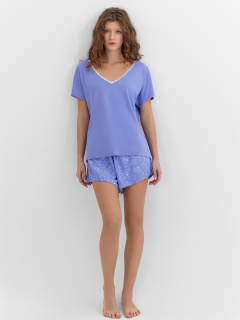 Футболка, шорты Mark Formelle 592544/25-35486ПП-14 аметист_цветы_на_аметистовом - фото 1