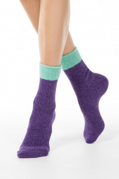 Носки CONTE ESLI HOME LINE 52-119 фиолетовый - фото 2