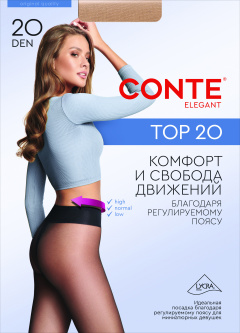 Колготки CONTE TOP 20 natural 8С-29СП - фото 1
