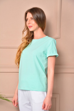 Футболка прямого силуэта из эластичного хлопка LM TR6603 - фото 4