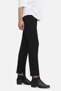 Эластичные брюки 7/8 из габардина с заужением Mirolia 385-2 черный - фото 2