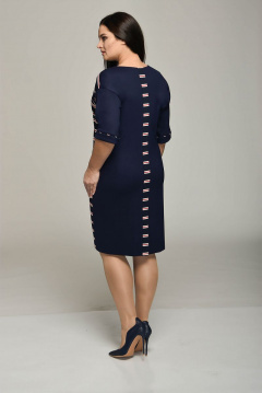 Платье с пуговицами и разрезом по низу изделия Lady Style Classic 1643 - фото 2