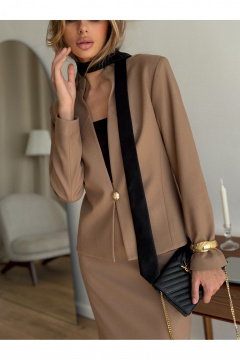 Жакет, юбка KORTNI 4Р2/2U17dl бежевый - фото 2