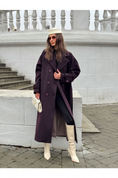 Пальто Skipper Design 116 бордо - фото 3