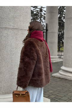 Шуба Skipper Design 151 шоколад - фото 4