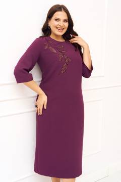 Платье IVA 1833 винный - фото 4