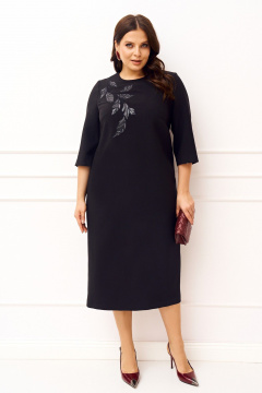 Платье IVA 1833 черный - фото 3