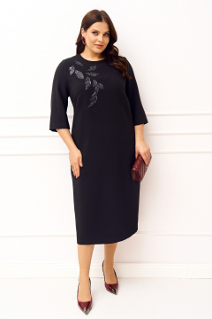 Платье IVA 1833 черный - фото 1
