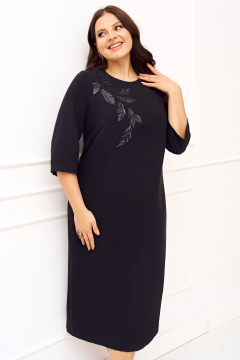 Платье IVA 1833 черный - фото 2