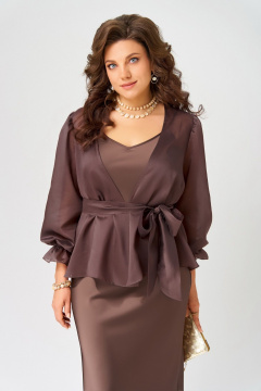 Туника Fita 20762 шоколад - фото 4