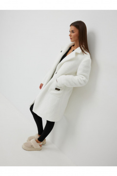 Пальто V&N Fashion 1057 молоко - фото 3