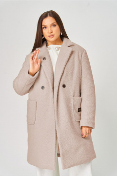 Пальто V&N Fashion 1057 пудра - фото 3