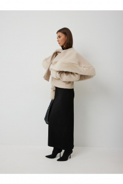 Шуба V&N Fashion 1090 бежевый - фото 5