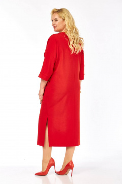 Платье СиБон 0373 красный - фото 2