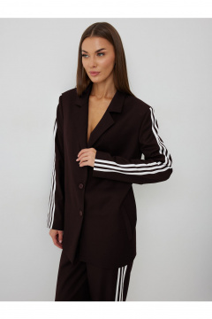 Брюки, жакет V&N Fashion 1053 шоколаный - фото 3