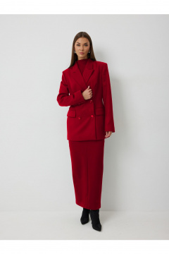 Жакет, платье V&N Fashion 1088 красный - фото 3