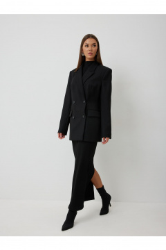 Жакет, платье V&N Fashion 1088 черный - фото 3