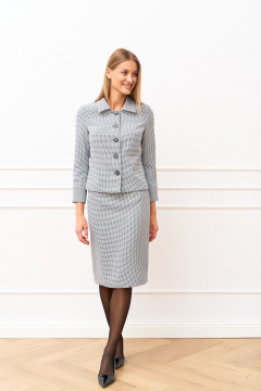 Жакет, юбка MARIKA 451 гусинная_лапка - фото 2