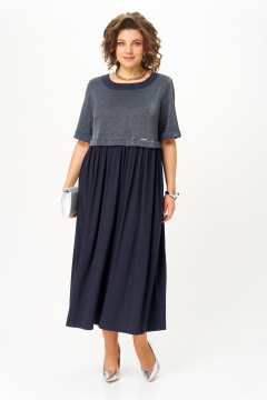Платье Michel chic 2173/1 синий - фото 2