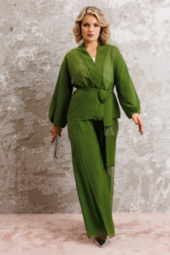 Блуза, брюки Anastasia 1063.1 травяной_зеленый - фото 1