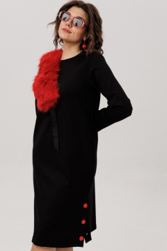 Платье Anelli 1755.2 воронье_сердце - фото 4