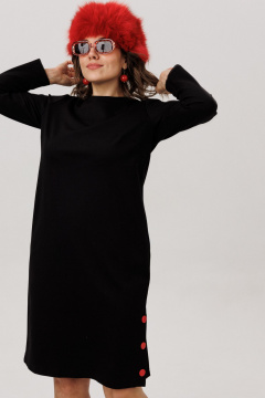 Платье Anelli 1755.2 воронье_сердце - фото 3