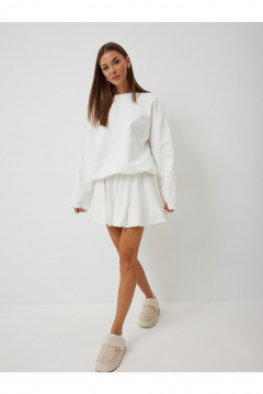 Юбка V&N Fashion 1020 белый - фото 4