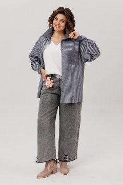 Рубашка Anelli 1800 пепельный_туман - фото 2