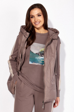 Брюки, жилет, свитшот TAiER 1335 капучино - фото 3