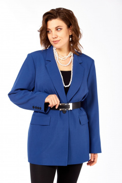 Жакет Ольга Стиль С-986 синий - фото 2