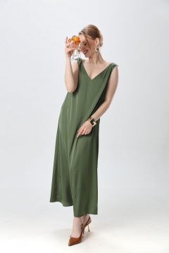 Платье NikVa 1014-6 зелень - фото 4