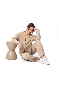 Брюки, жакет Пинск-Стиль 258 капучино - фото 2