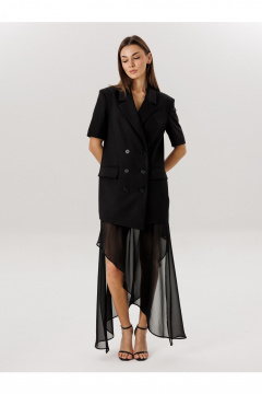 Жакет, юбка V&N Fashion 1098 черный - фото 5