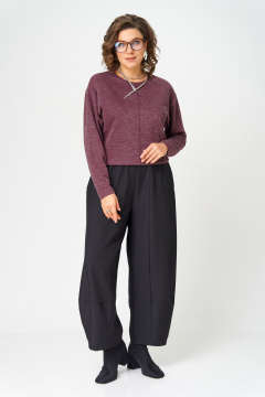 Джемпер Bliss 4234 бордовый - фото 2