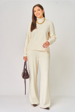 Лонгслив V&N Fashion 1061 бежевый - фото 1