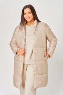 Куртка V&N Fashion 1069 бежевый - фото 3