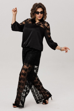 Брюки Anelli 1804 звездная_паутинка - фото 3