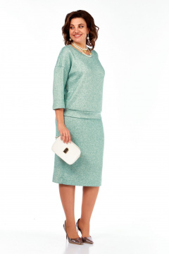 Джемпер, юбка Grace for you 283 мята - фото 2