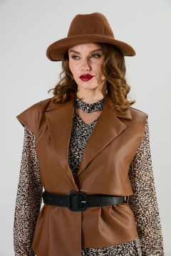 Жилет NikVa 1019-3 шоколад - фото 2