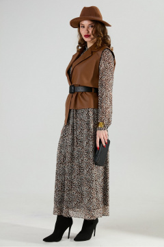 Жилет NikVa 1019-3 шоколад - фото 4