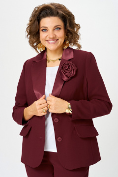 Блуза, брюки, брошь, жакет Angelina & Сo 1289 - фото 2