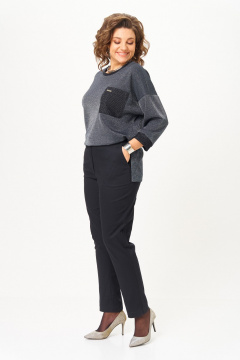 Брюки, джемпер Michel chic 1445 темно-синий - фото 4