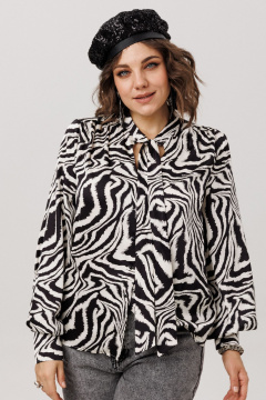 Блуза Anelli 1736 зебра_нью - фото 1